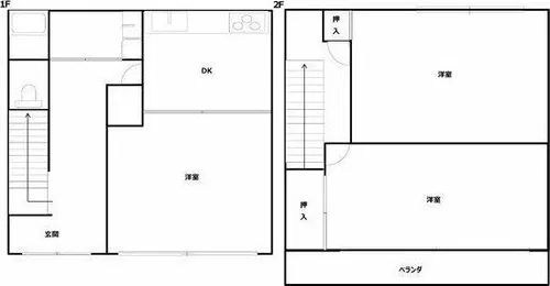 メゾン玉野【C号室】の間取り