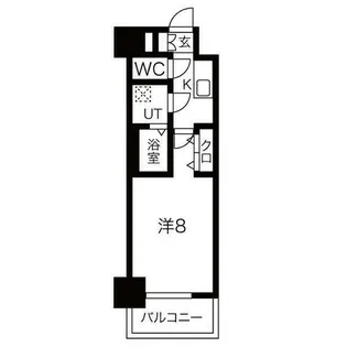 エスリード金山クラッシィ【5階】の間取り