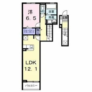 AZガーデン・ソレイユ【203号室】の間取り