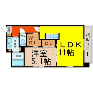 RIVO瑞穂通【4階】の間取り