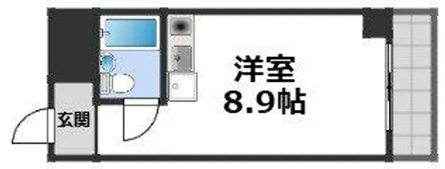 ライオンズマンション日本橋【6階】の間取り