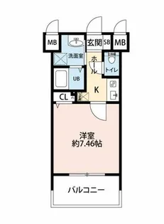 JR鹿児島本線 博多駅 14階建 築11年【9階】の間取り
