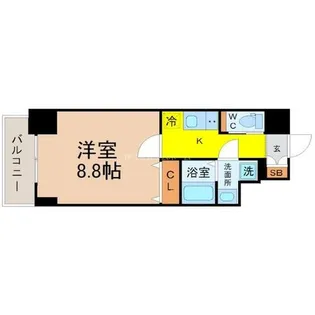 S-RESIDENCE東別院【10階】の間取り