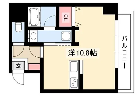 ラグゼナ浄心【5階】の間取り