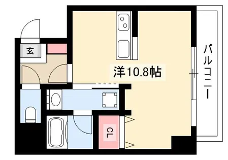 ラグゼナ浄心【8階】の間取り