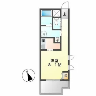 グランステージ千種【4E号室】の間取り