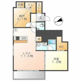 エルミタージュ新栄【1001号室】の間取り