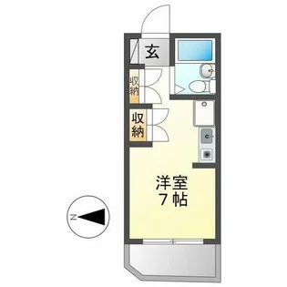 アトリウム前田【2階】の間取り