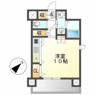 inspiration(インスピレーション)【601号室】の間取り