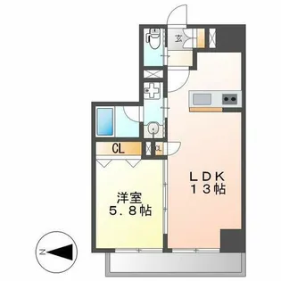 Urban Cloud Izumi(アーバンクラウド泉)【102号室】の間取り