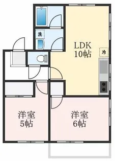 RotesHeim【201号室】の間取り