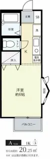 セジュールF B棟【1階】の間取り
