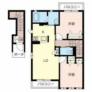 シャーメゾンサライI【2階】の間取り