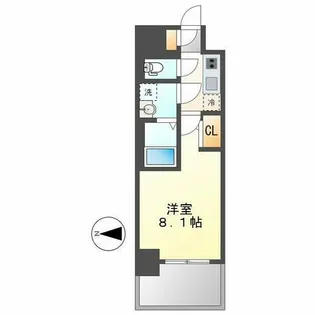 エスリード新栄マルス【4階】の間取り