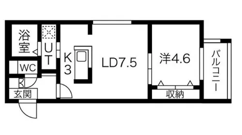 北海道札幌市中央区南十二条西9丁目【マンション】の間取り