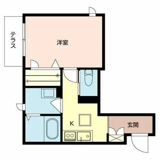 サンライズ西ノ京【1階】の間取り