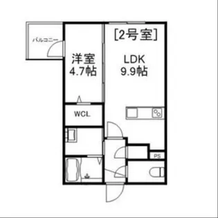 Alivis美園【302号室】の間取り