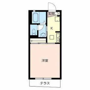 シャルマン シャンブル II【0102号室】の間取り