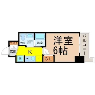エステムコート名古屋新栄IIアリーナ【5階】の間取り