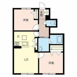 ルシール加古川【0103号室】の間取り
