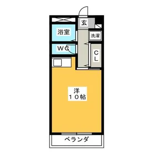 ウイングコート北山【2階】の間取り