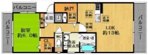 MJハイツ田島(旧シャーメゾンアマヤハイツ)【2階】の間取り