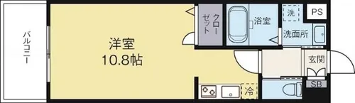 ウインステージ平尾【5階】の間取り