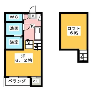 ハーモニーテラス野並Ⅱ【1階】の間取り