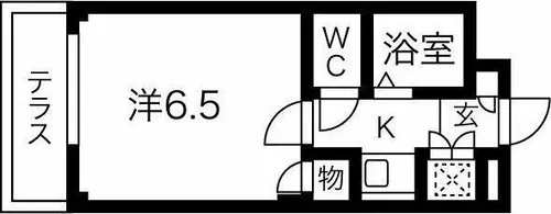コーポはるA【1階】の間取り