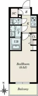 S-RESIDENCE尾頭橋beaute【13階】の間取り