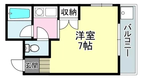 エレガントマンション【202号室】の間取り