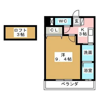 イマージュ・尾頭橋【4階】の間取り