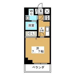 リベール名駅南【8階】の間取り