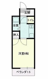 ユートピアマンション住吉【610号室】の間取り