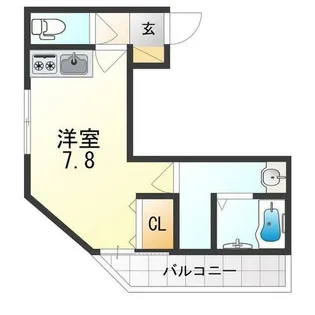 桃山HATCH【3階】の間取り