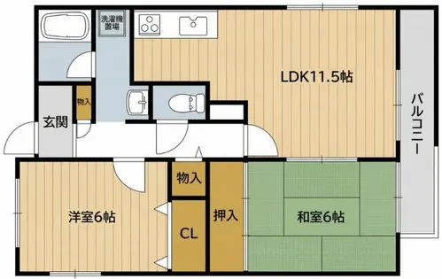レジデンス中島【3階】の間取り