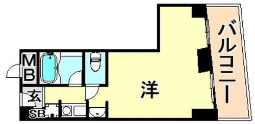 ノベラ海岸通【8階】の間取り