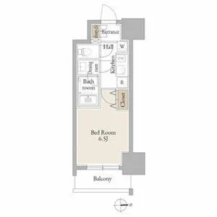 ルネフラッツ庄内通駅前【4階】の間取り