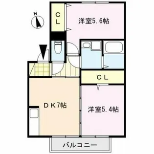 コンフォールハイム【2階】の間取り