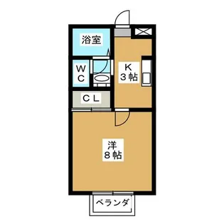 カーサモンテベルデ【1階】の間取り