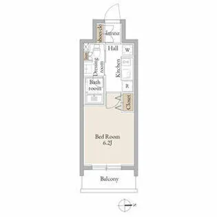 ルネフラッツ庄内通駅前【9階】の間取り