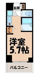 ディオケネス【4階】の間取り