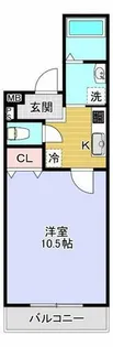フジパレス山之内Ⅶ番館【1階】の間取り