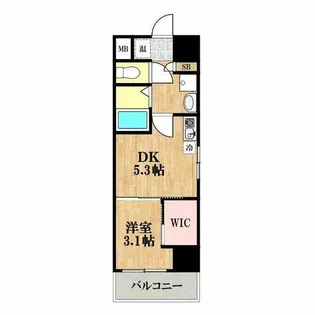 SERENiTE-04【8階】の間取り