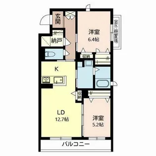 Dear Verger【0201号室】の間取り