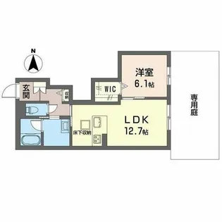 シャーメゾン環II【0102号室】の間取り