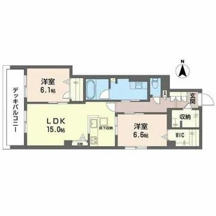 シャーメゾン環II【0101号室】の間取り