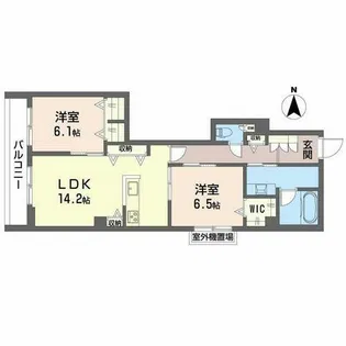 シャーメゾン環II【0201号室】の間取り