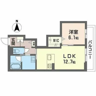 シャーメゾン環II【0302号室】の間取り