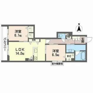 シャーメゾン環II【0301号室】の間取り